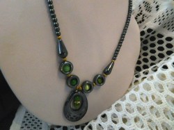 black onyk necklace back3